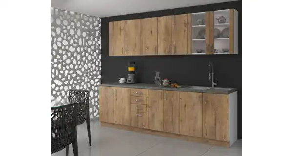 ESTRELLA, dvířka na myčku ZM 570x446, dub lefkas