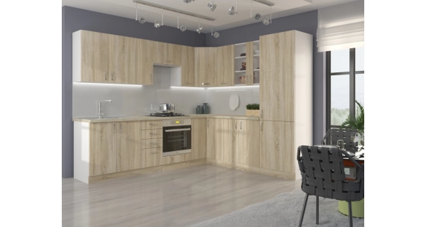 ESTRELLA, dvířka na myčku ZM 713x596, dub sonoma