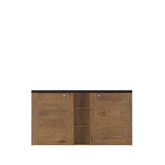 FEDRA komoda 2D, dub lefkas/touchwood