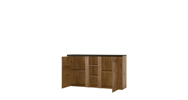 FEDRA komoda 2D, dub lefkas/touchwood