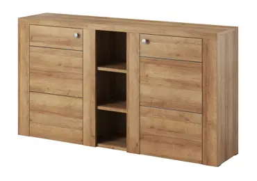 FEDRA komoda 2D, dub riviera světlý 