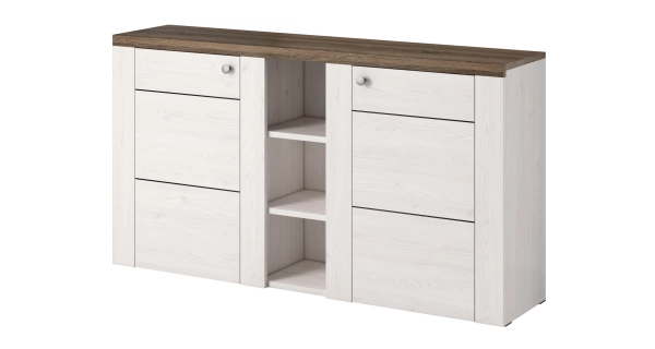 FEDRA komoda 2D, dub sonoma trufel/sibiu larche 