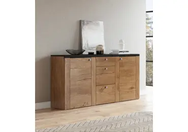 FEDRA komoda 2D3S, dub lefkas/touchwood