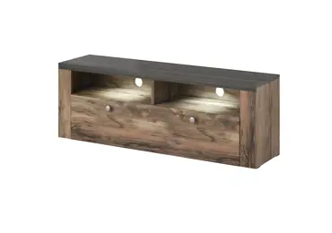 FEDRA TV stolek, ořech satin/touchwood