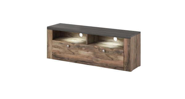 FEDRA TV stolek, ořech satin/touchwood