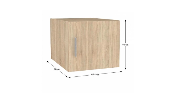 FLIPPER nástavec na skříň 1D, dub sonoma