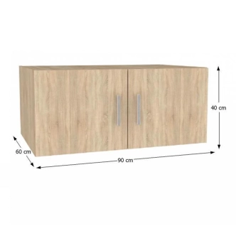 FLIPPER nástavec na skříň 2D, dub sonoma