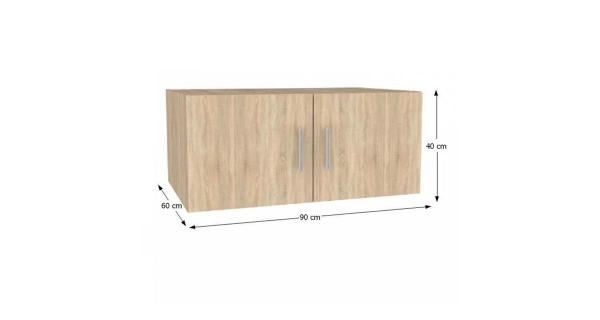 FLIPPER nástavec na skříň 2D, dub sonoma