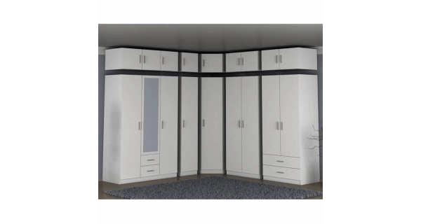 FLIPPER nástavec na skříň 3D, bílý