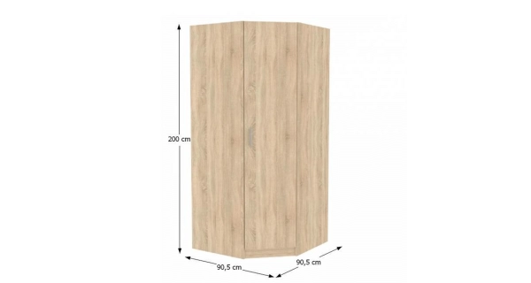 FLIPPER rohová skříň, dub sonoma