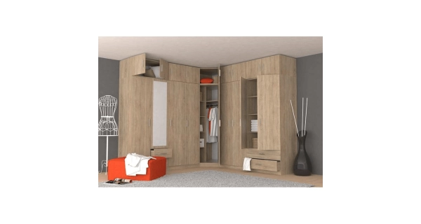 FLIPPER rohová skříň, dub sonoma