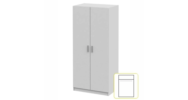 FLIPPER skříň 2D, bílá