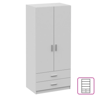 FLIPPER skříň 2D2S, bílá