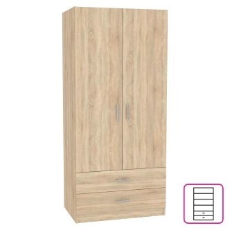 FLIPPER skříň 2D2S, dub sonoma