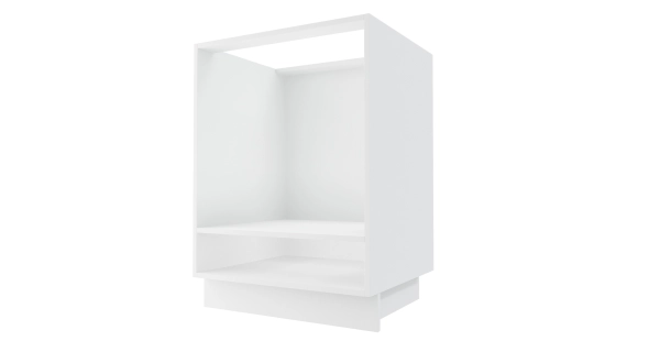 FLOSSIE, skříňka dolní D11k 60, korpus: bílý, barva: sonoma