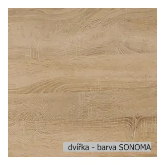 FLOSSIE, skříňka horní W2 30, korpus: grey, barva: sonoma