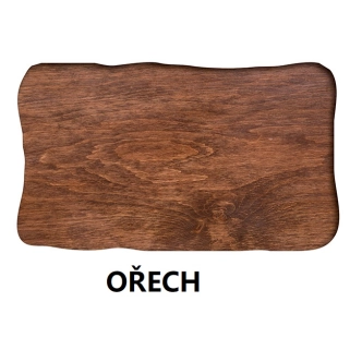 FLUE zahradní lavice, barva ořech