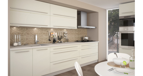 FOLLY, dvířka k myčce ZM 60, vanilla mat/grey