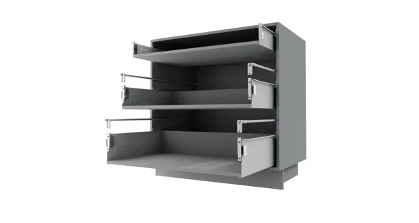 FOLLY, skříňka dolní D3M 80, beige mat/grey