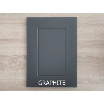 FOLLY, skříňka horní rohová W 10, graphite/grey