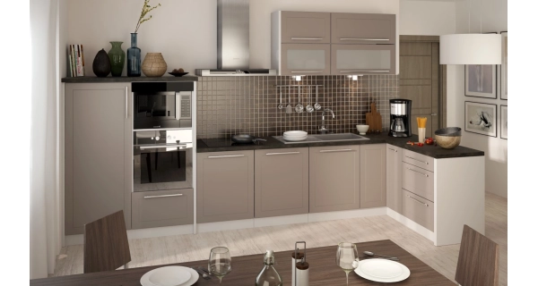 FOLLY, skříňka pro vestavbu D14RU, beige mat/grey