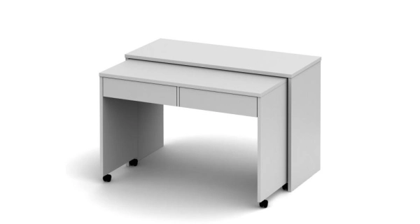 GEMMIFERA rozkládací psací stůl, bílá