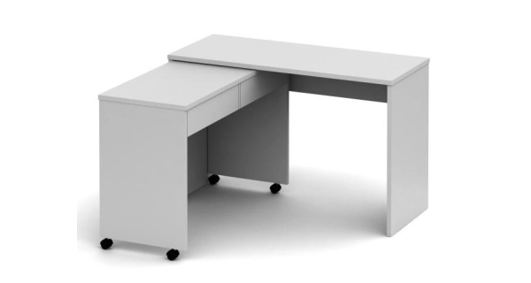 GEMMIFERA rozkládací psací stůl, bílá