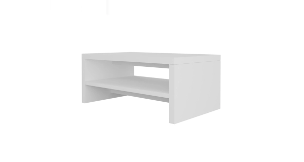 GONZAGA konferenční stolek, bílá DOPRODEJ