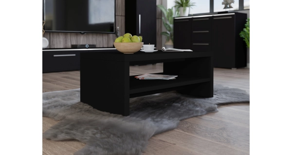 GONZAGA konferenční stolek, černá DOPRODEJ