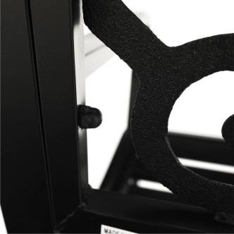 GUTA, zahradní lavička, černá, 127 cm