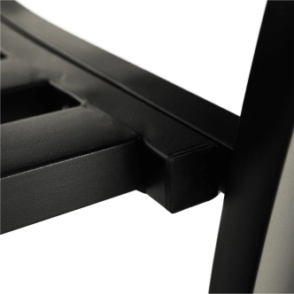 GUTA, zahradní lavička, černá, 127 cm