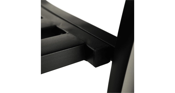 GUTA, zahradní lavička, černá, 127 cm