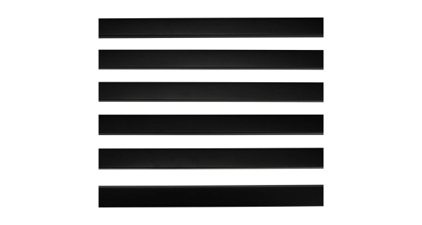 GUTA, zahradní lavička, černá, 127 cm