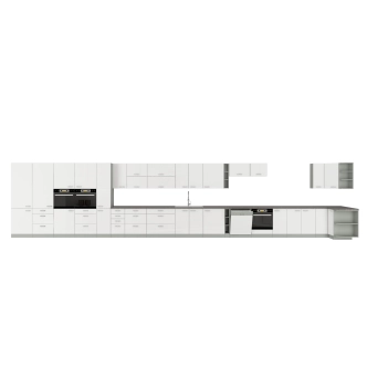 HARLOW, skříňka horní 15 G OTW-72, šedá