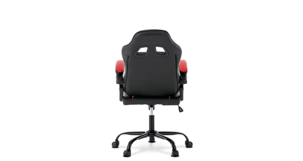 Herní křeslo CULRATA, červená a černá ekokůže