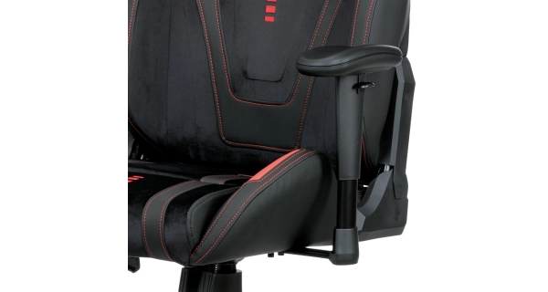 Herní křeslo PADILLA TOP, černá/červená