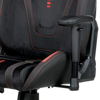 Herní křeslo PADILLA TOP, černá/červená