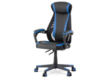 Herní křeslo PRADESH, modré/černé 