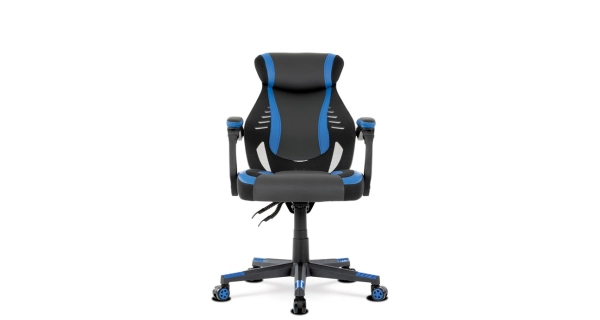 Herní křeslo PRADESH, modré/černé 