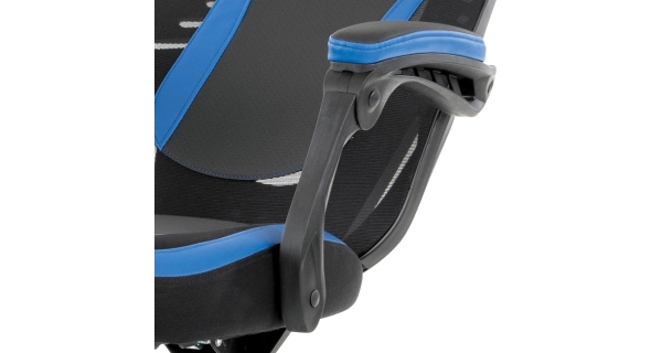 Herní křeslo PRADESH, modré/černé 