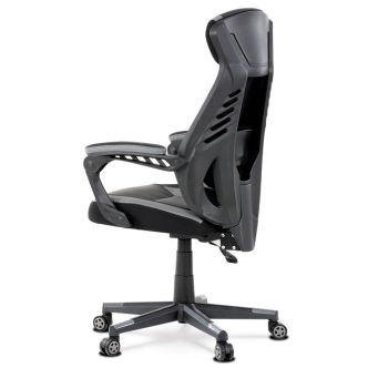 Herní křeslo PRADESH, šedá/černá 