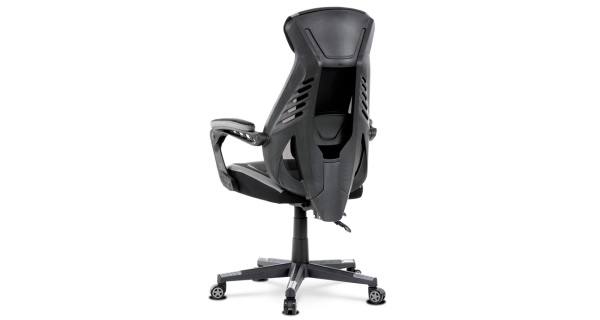 Herní křeslo PRADESH, šedá/černá 