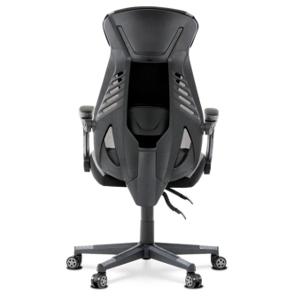 Herní křeslo PRADESH, šedá/černá 