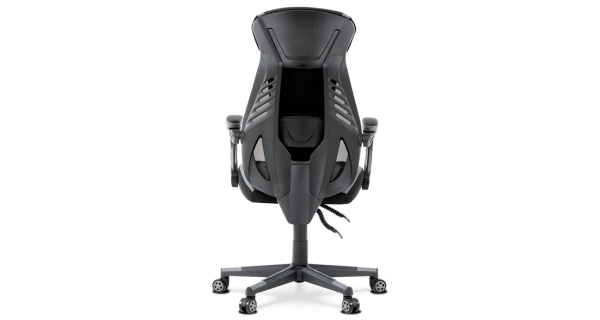 Herní křeslo PRADESH, šedá/černá 