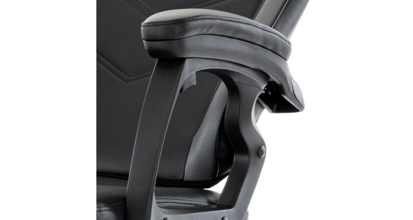 Herní křeslo SOKAR, šedé/černé