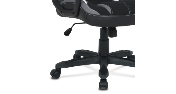 Herní křeslo TALBRUN, černá/šedá/bílá 