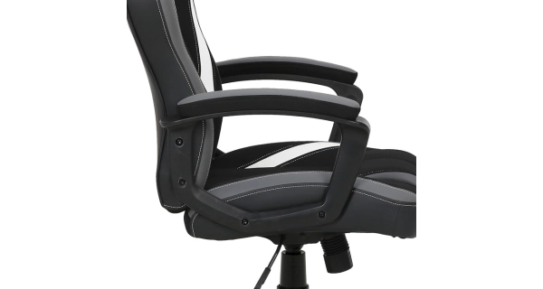 Herní křeslo TALBRUN, černá/šedá/bílá 