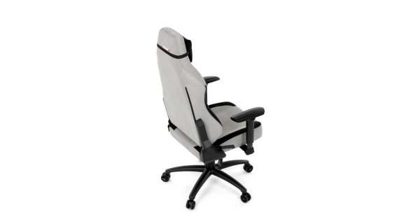 Herní křeslo VORNALZAN, stříbrná látka