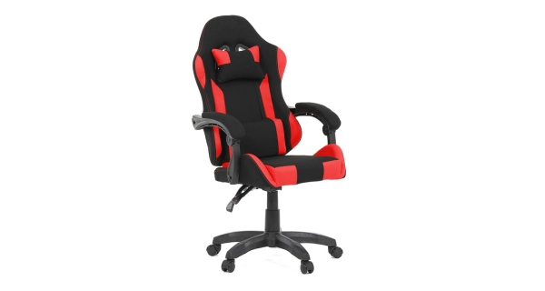 Herní křeslo ZORTORZAN, černá a červená látka