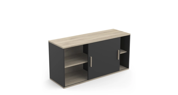 Horní kuchyňská skřínka LIEGE L120, dub kronberg/černá